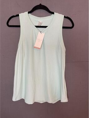 CALIA by Carrie Underwood Renew Tank Top Mint Green Mesh Athletic Women's Size M